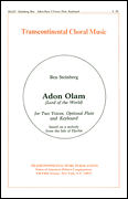 Adon Olam Two-Part choral sheet music cover